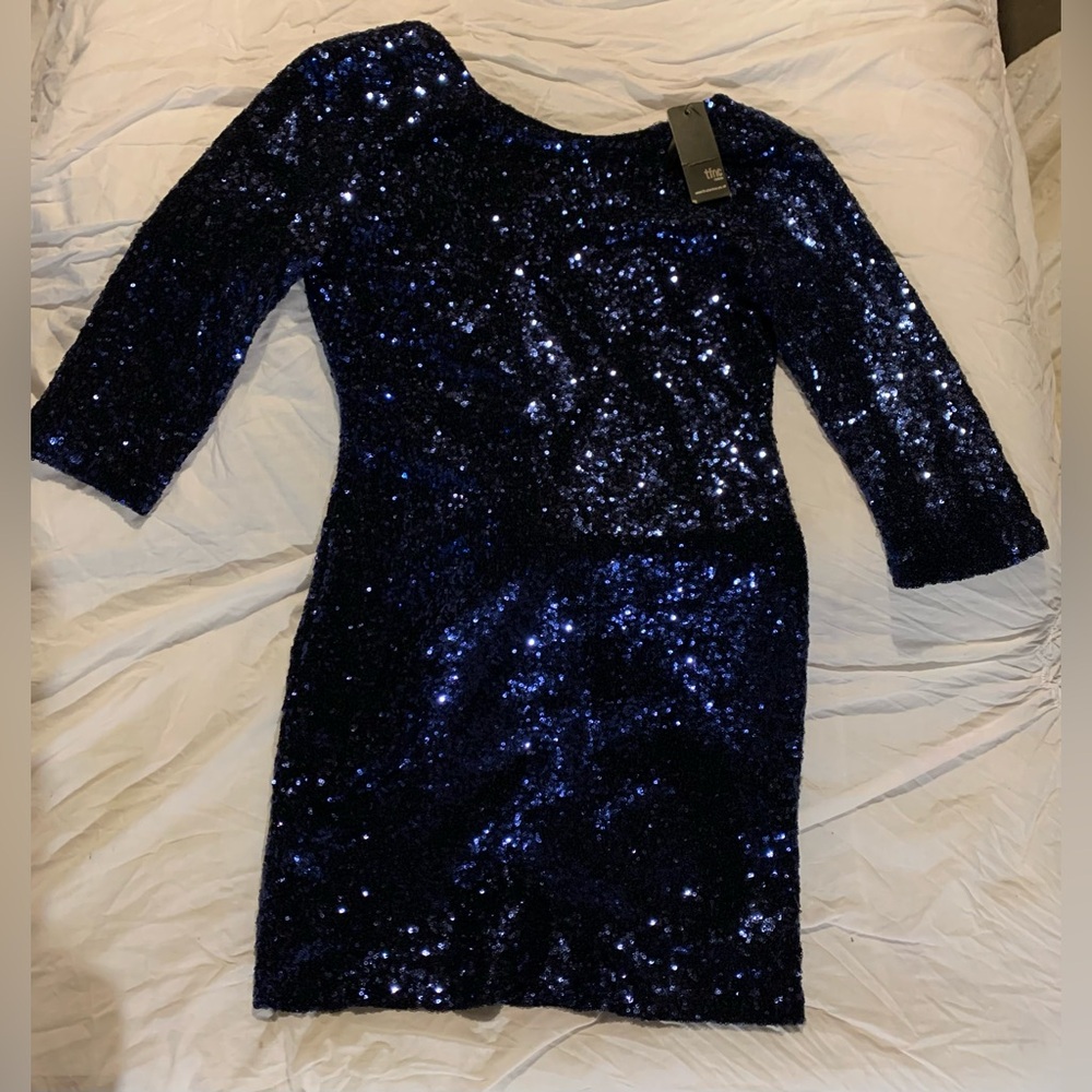 NWT party dress blue by TFNC London